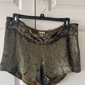 Haute Hippie Sequin Shorts